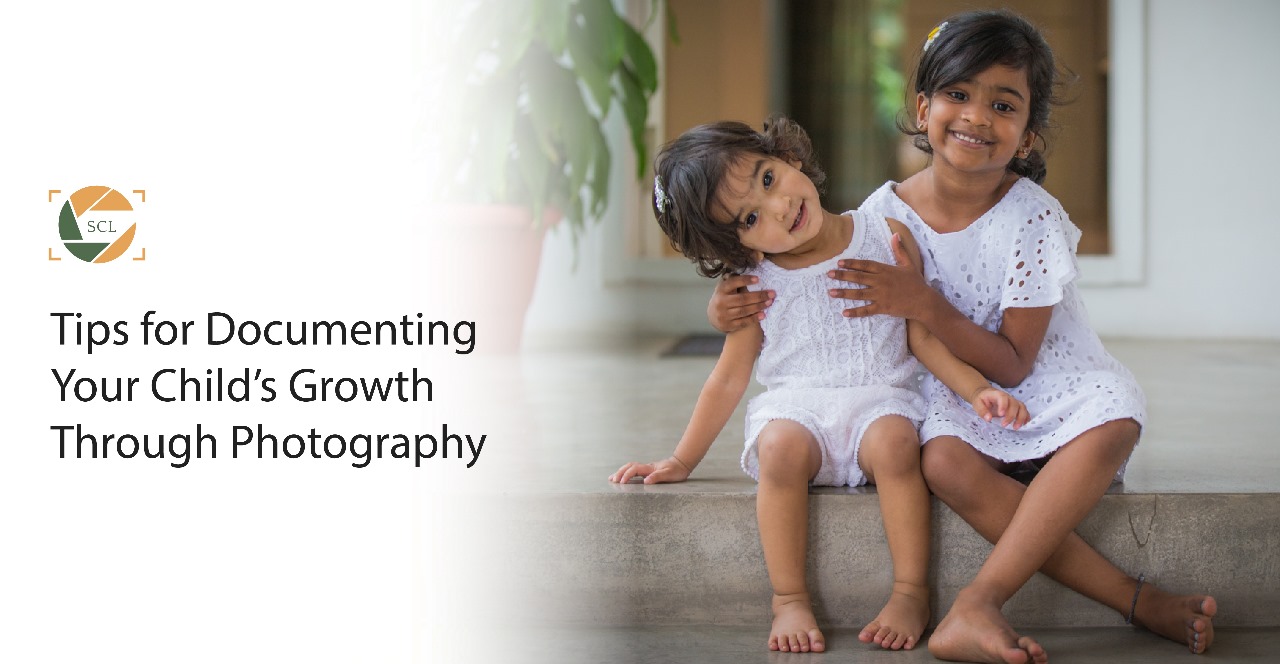 Capturing child’s growth outdoors with natural lighting